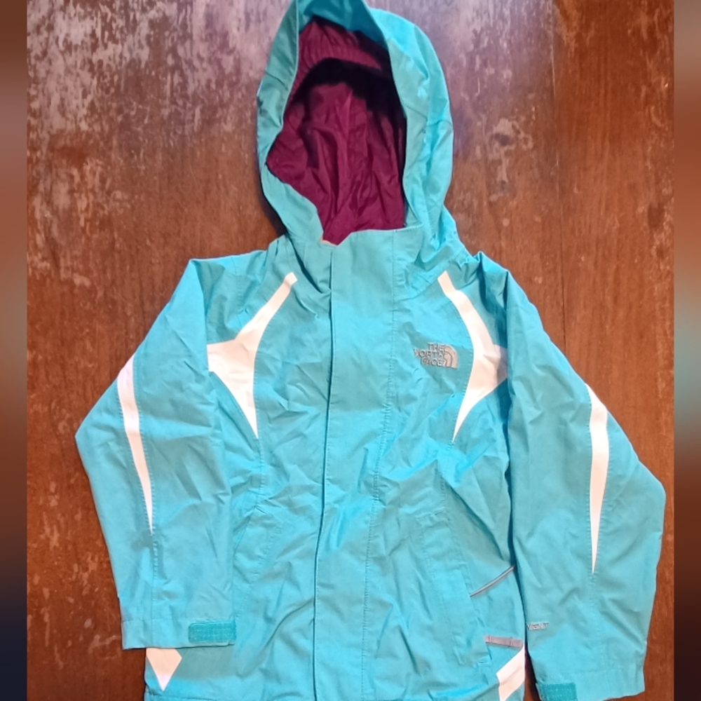 The North Face Kids Rain Coat XXS(5) Turquoise